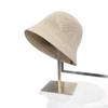 Chapéu feminino de pescador, chapéu de sol fino vazado para primavera e verão, chapéu de balde com estampa de rosto japonês, chapéu de bacia pequena