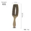 Peine de seis garras, peine de costillas de cerdo para cabello rizado y esponjoso, peine hueco para cabello, peine para melena, peine de peluquería con explosión de Amazon, peine para cabello de cerdo