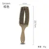 Nuevo peine de seis púas peine de costillas huecas peine curvo peine especial para el cabello de niñas peine de masaje al por mayor