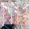 Mini cabeza de princesa en caja pinza pequeña de agarre flequillo pinza frente horquilla rota banda de goma para niños no lastima anillo para el pulgar venta al por mayor