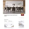 1200x3000 Formato Grande Roca Porcelánica Panel de Pared Fondo para Vestíbulo Sala de Estar de Villa Veta Continua Piedra de Lujo Roca Porcelánica Placa Grande