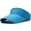Verano nueva gorra air-top placa de luz perforada sombrero para el sol poliéster secado rápido gorra para exteriores visera gorra de béisbol para hombres y mujeres