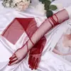 Guantes Sexys para Sesiones de Fotos, Guantes a Juego para Azafata y Policía, Una Pieza Dropshipping