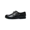 Zapatos Pequeños de Cuero con Cordones de Piel de Caballo para Mujer, Mocasines de Estilo Británico, Nuevos Zapatos Planos de Cuero Genuino con Punta Redonda y Tacón Bajo de Corte Profundo para Primavera y Verano, Talla de Zapato para Mujer 40