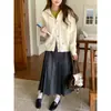 3ª Mañana Otoño Nueva Colección: Cárdigan de punto casual con capucha, doble cremallera y botones de colores ZY4465