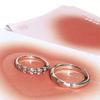 Anillo de Pareja Coronas de Amor Plata 925 chapada ins Nicho Sentido de Alta Gama Ajustable Libre de Color Par de Anillos para Hombre y Mujer