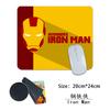 Alfombrilla de ratón periférica de Iron Man de la serie Marvel, antideslizante, para oficina, portátil, teclado
