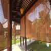 Cortina de Bambú Pintada Impermeable a Prueba de Moho A5L Cortina Enrollable de Bambú Parasol Sombra Pabellón Exterior Balcón Patio Bambú Exterior