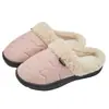 Zapatillas de invierno nuevas de estilo Lidani para mujer, para interior, cálidas, antibacterianas, de felpa, con una abertura cómoda cubierta de felpa