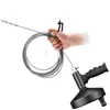Artefacto para Desatascar Alcantarillas Drenaje de Piso de Baño Doméstico Bloqueo de Alcantarilla de Cocina Baño Herramienta Eléctrica para Desatascar
