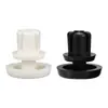 Remaches de Nailon en Forma de R Negro y Blanco Remaches de Expansión de Plástico Remaches Suegra Hebilla de Presión Fija para Tarjeta PC