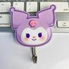 Ganchos para Puerta Cuidadosamente Seleccionados Sanrio Perro Pacha Kuromi Baño Lindos Ganchos Acrílicos Acrílico sin Perforaciones