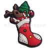 Navidad Pvc Caucho Suave Dibujos Animados Zueco Charms para Zapatos Hebilla de Zapato Accesorios DIY Transfronterizo En Stock Múltiples Colores Disponibles