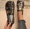 Nuevos Zapatos Mary Jane Retro con Lentejuelas para Mujer 2024, Zapatos Mary Jane de Talla Grande Transfronterizos Europeos y Americanos, Zapatos de Salón Estilo Francés al por Mayor