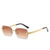 Gafas de sol elegantes y modernas, gafas de sol clásicas de moda con montura grande, gafas de sol para damas, venta al por mayor de fábrica