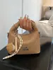 Nova Bolsa Dumpling Fashionável de Verão 2026, Popular em Lives de Streaming, Bolsa Transversal de Ombro Único Vintage com Acabamento de Luxo para Mulheres