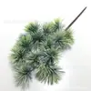 Pino de Bienvenida Bonsái, Ramas de Pino Artificiales, Pino de Belleza, Pino Arhat, Pino Penglai, Pared de Plantas Verdes de Decoración Suave de Ingeniería, Pared de Plantas Verdes