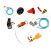 Accesorios para Máquina de Espuma Juego Completo Válvula Reguladora de Presión Manómetro Interruptor de Válvula Ensamblaje de Tanque de Espuma de Acero Inoxidable Tubo de Espumado