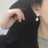 Pendientes de Perlas de Agua Dulce Naturales Auténticas Forma Especial Barroca Clásica Botón de Plata Mismo Estilo que los de Zhao Lusi S925