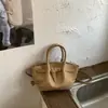 Nova Moda Primavera 2026 Bolsa Saco Elegante e Simples, Bolsa de Ombro e Transversal Feminina Casual Tendência Única