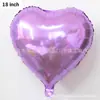 Globos de Papel de Aluminio en Forma de Corazón de 18 Pulgadas Transfronterizos Suministros de Decoración para Bodas San Valentín Globos en Forma de Corazón Habitación de Boda Fabricante Venta al por Mayor