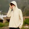 Ropa de Protección Solar UPF100 para Mujer 2025 Nuevo Verano Hielo Anti-UV Seda de Hielo Transpirable Abrigo de Protección Solar