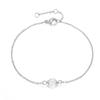 Moda japonesa y coreana pulsera fina sencilla de perla de imitación de alta calidad pulsera de acero inoxidable chapada en oro de 14K pulsera ajustable lote de joyería