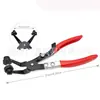 Abrazadera flexible para manojo de tuberías/Abrazadera de garganta recta para manojo de tuberías/Abrazadera de clip/Abrazadera abrazadera abrazadera/Abrazadera de clip para manguera de agua automática