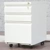 Gabinete de escritório Qingdao Gabinete baixo móvel Gabinete de três gavetas Armazenamento Gabinete de arquivo de ferro Gaveta Caixa de cartões para atividades de escritório e negócios