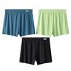 Net serán los nuevos pantalones cortos de seda helada súper elásticos para hombre al por mayor, pijamas de verano frescos y cómodos, pantalones cortos ultrafinos transpirables