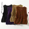 Imágenes reales del nuevo chaleco de pana vintage, top sin mangas, chaleco artístico de pana 100% algodón para mujer, chaleco de nuevo estilo