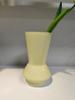 Vaso de Vidro Creme Fenton de Alta Qualidade para Flores de Água Bambu Rico Rosa Lírio Arranjo de Flores para Sala de Estar