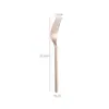 Amazon juego de cubiertos de acero inoxidable 304 con diseño de cuerda de cáñamo, cuchillo para bistec, tenedor y cuchara, cubertería gruesa de alta gama, creativa, occidental, juego de cinco piezas