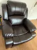 Cabina de Sofá Espacial de Primera Clase, Silla Reclinable Eléctrica Multifuncional de Cuero Transpirable para Computadora, Sofá para Belleza, Manicure, Pestañas