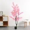 Árvore de simulação planta bonsai planta em vaso shopping center escritório sala de estar decoração flor flor artificial planta verde banana de viajante atacado