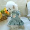 Petcircle Pet Circle Ropa para Mascotas Ropa para Perros y Gatos Atuendo de Otoño Arnés para Conejo Vestido