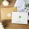 Cartão de Cumprimentos Novo Estilo Trevo de Quatro Folhas com Toque de Luxo, Estilo Instagram Dia dos Namorados, Natal, Dia dos Professores Cartão de Mensagem de Aniversário com Bênção Manuscrita