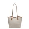 Comércio exterior Moda Grande Capacidade Bolsa Feminina 2024 Novo Estilo Têxteis Bolsa de Ombro Moda All-match Axila Bolsa Commuter Tote Bag