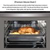Divisor de Molde para Hornear de Silicona Bandeja de Cuatro Piezas Cocina Rectangular Particionado Molde para Hornear Pan Molde para Comida Pastel