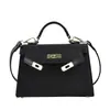 Bolsa Pequena 2022 Nova Bolsa Feminina Outono Versátil Vintage Bolsa Transversal Bolsa Quadrada Pequena Portátil Bolsa Kelly