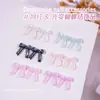 Nova Gravata Borboleta com Glitter Patch que Brilha no Escuro Acessórios de Resina DIY Brincos Presilhas para Cabelo Capa de Celular Materiais Atacado