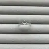 Anel de Diamante com Fundo Pontiagudo Ss29 de 6,2m, Novo Estilo Tendência do Xiaohongshu, Anel Feminino de Nicho de Luxo Leve de Alta Qualidade