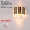Lámpara de Pared de Fondo para Sala de Estar Postmoderna Creativa para Dormitorio Balcón Pasillo Escaleras Pasillo Accesible Lámpara de Pared LED de Cristal de Lujo