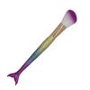 Pincel de Maquiagem Cauda de Peixe Único, Pincel para Contorno, Pincel Chanfrado para Pó Cauda de Peixe, Pincel para Base, Cabo Extra Confortável, Fabricante em Estoque