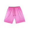Pantalones Deportivos de Fitness Sueltos para Hombre de Verano Color Sólido Simples Shorts de Rizo para Correr 300G Algodón Puro Shorts Retro
