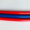 Manguera de PVC de tres capas, a rayas de dos líneas, engrosada, de alta presión, resistente al desgaste, para oxígeno, acetileno, propano, argón y dióxido de carbono.