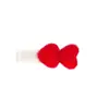 Otoño e Invierno Horquilla encantadora de terciopelo dorado para niños Clip para flequillo en forma de corazón de la Princesa Peach Clip completo para niña Clip de pico de pato Clip lateral
