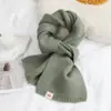 Bufanda de Color Puro Nueva Dongdaemun 2025 de Corea del Sur para Mujer en Otoño e Invierno, Bufanda Versátil Suave y Cera, Engrosada Ins, Blanqueamiento