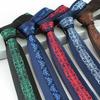 Corbata estrecha informal de poliéster y seda jacquard para hombre, corbata a rayas de 6 cm, disponible al por mayor