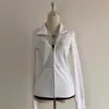 Sudadera cárdigan retro americano de cuello alto 2026 bordada con letra 1892 blanca de manga larga ajustada prenda exterior